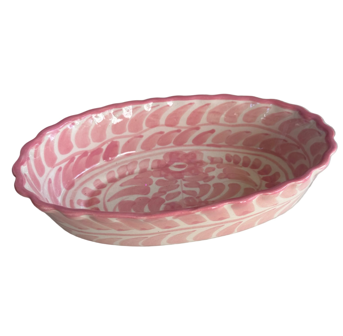 Large Scalloped Dish (Bea Blush)